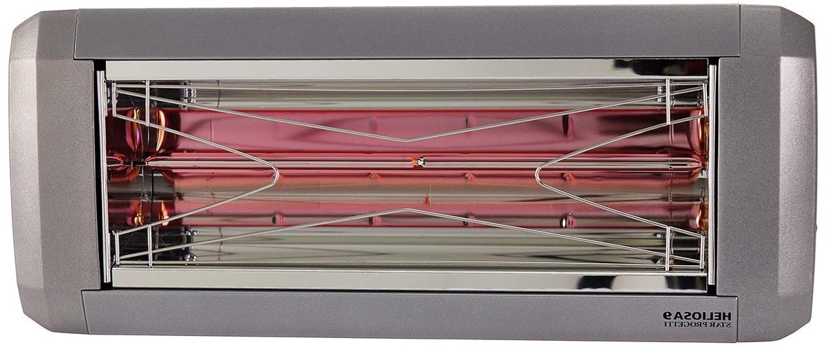 Terrasverwarming - Buitenverwarming - Creëer Warmte - Efficiënte Verwarming - 46.5 x 19.5 cm - Zwart