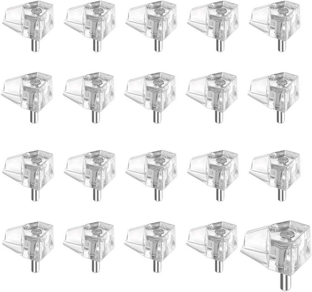 Plankdragers - Planksteunen - Meubels Repareren - Transparant PVC Staal - 20 Stuks 3mm - Transparant