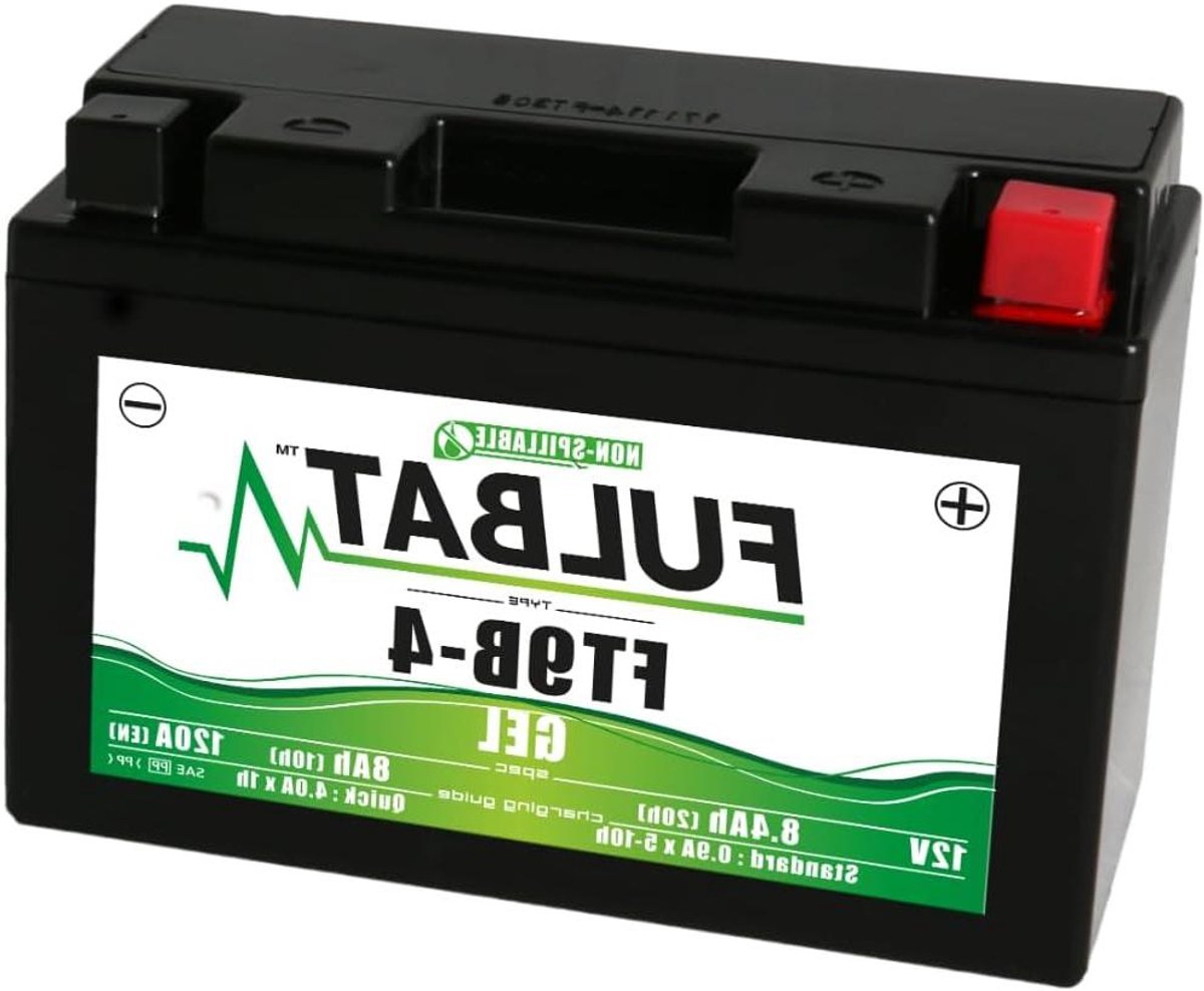 Motoraccu Gel - 12V Accu - Motorsport - Onderhoudsvrij - 84AH - Zwart