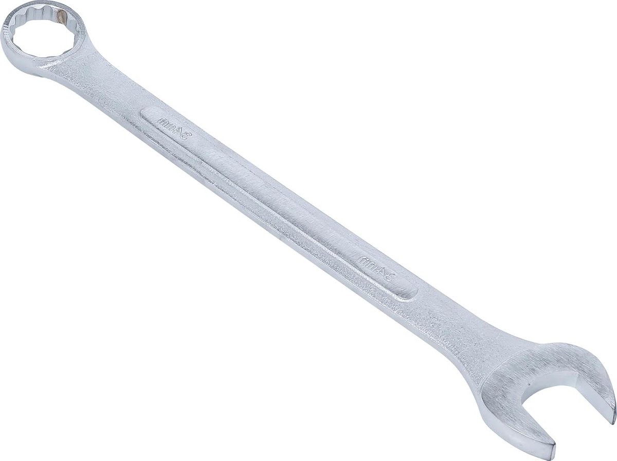Steekringsleutel - Ringsleutel - Moeren Draaien - Twaalfkant Profiel - 34 mm - Zilver