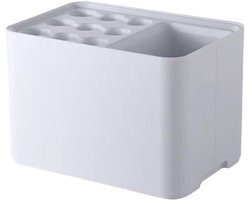 Paraplubak - Parapluhouder - Hal Organiseren - Verwijderbare lekbak - 1x1x1 cm - Wit