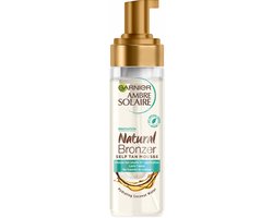 Garnier Ambre Solaire Self Tan Mousse - Zelfbruiner voor Lichaam & Gezicht met Hydraterend Kokoswater - 200ml