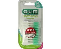 GUM Soft-Picks Original Medium - 1x 100 stuks - Voordeelverpakking
