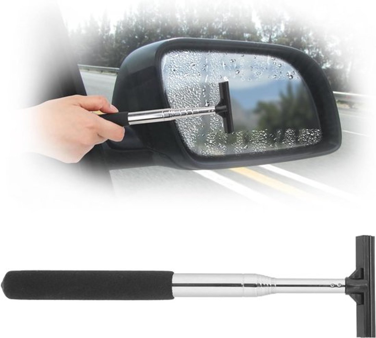Professionele autoraam wisser met telescopische stang - Allecto Plus