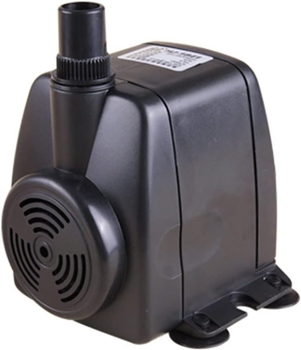 Elektrische Waterpomp - Vijverfilterpomp Aquarium - Water Circulatie - Afneembaar en Reinigbaar - 400 L/U - Grijs