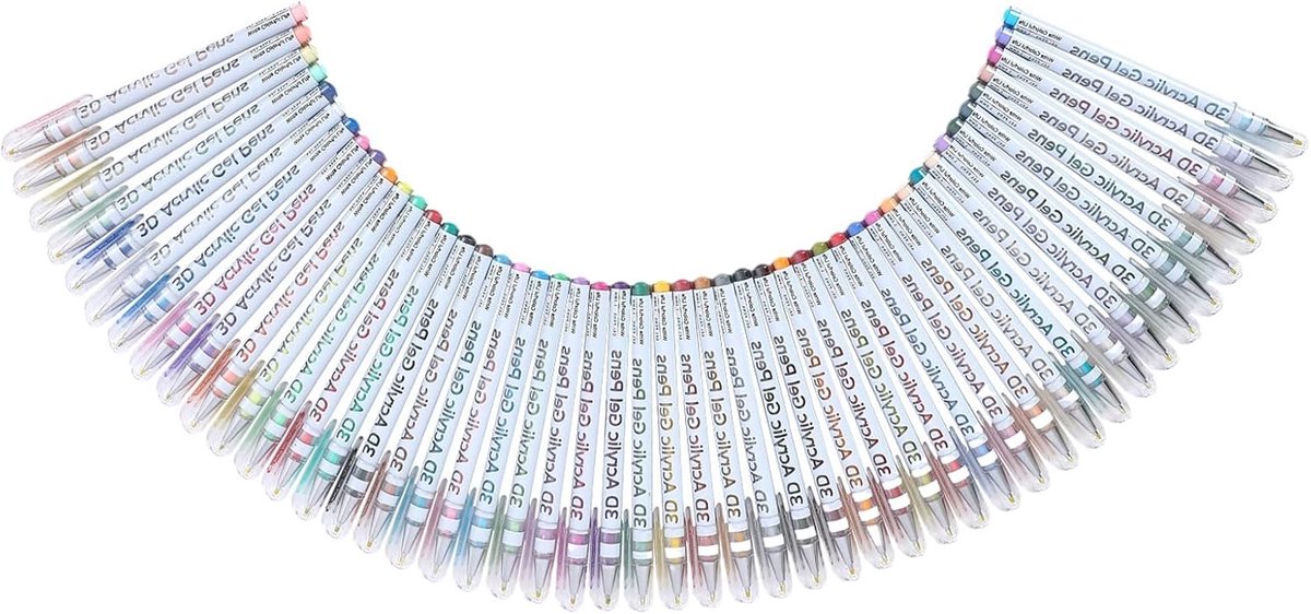 Hars Gel Pennen - Creatieve Tekenpennen - Kunst Maken - Driedimensionaal Effect - 36 Kleuren - Meerkleurig