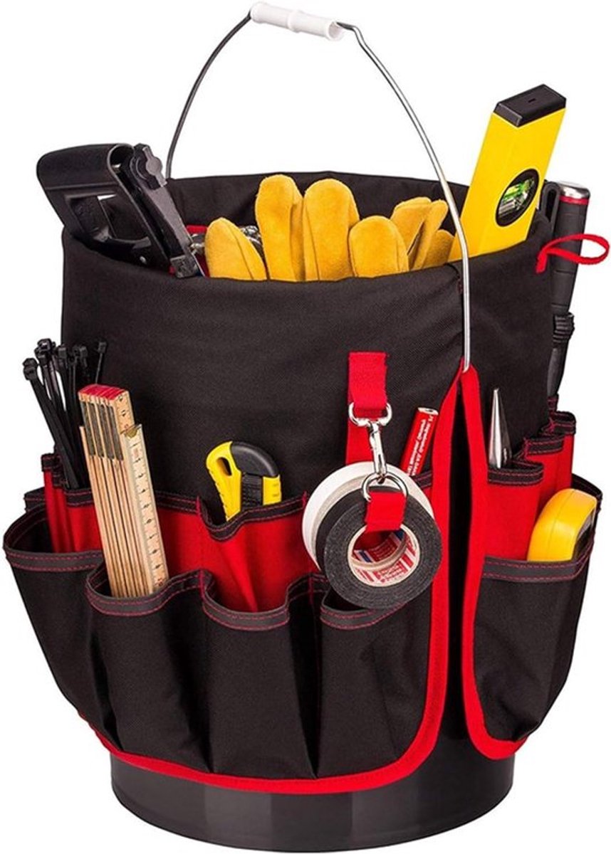 Stevige draagbare emmer toolbag voor tuinieren Inovra Plus