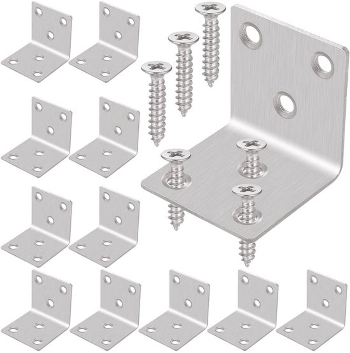 NTHProducts - Hoekbeugels - Sterk en duurzaam - 40 x 40 x 40 mm - Voor