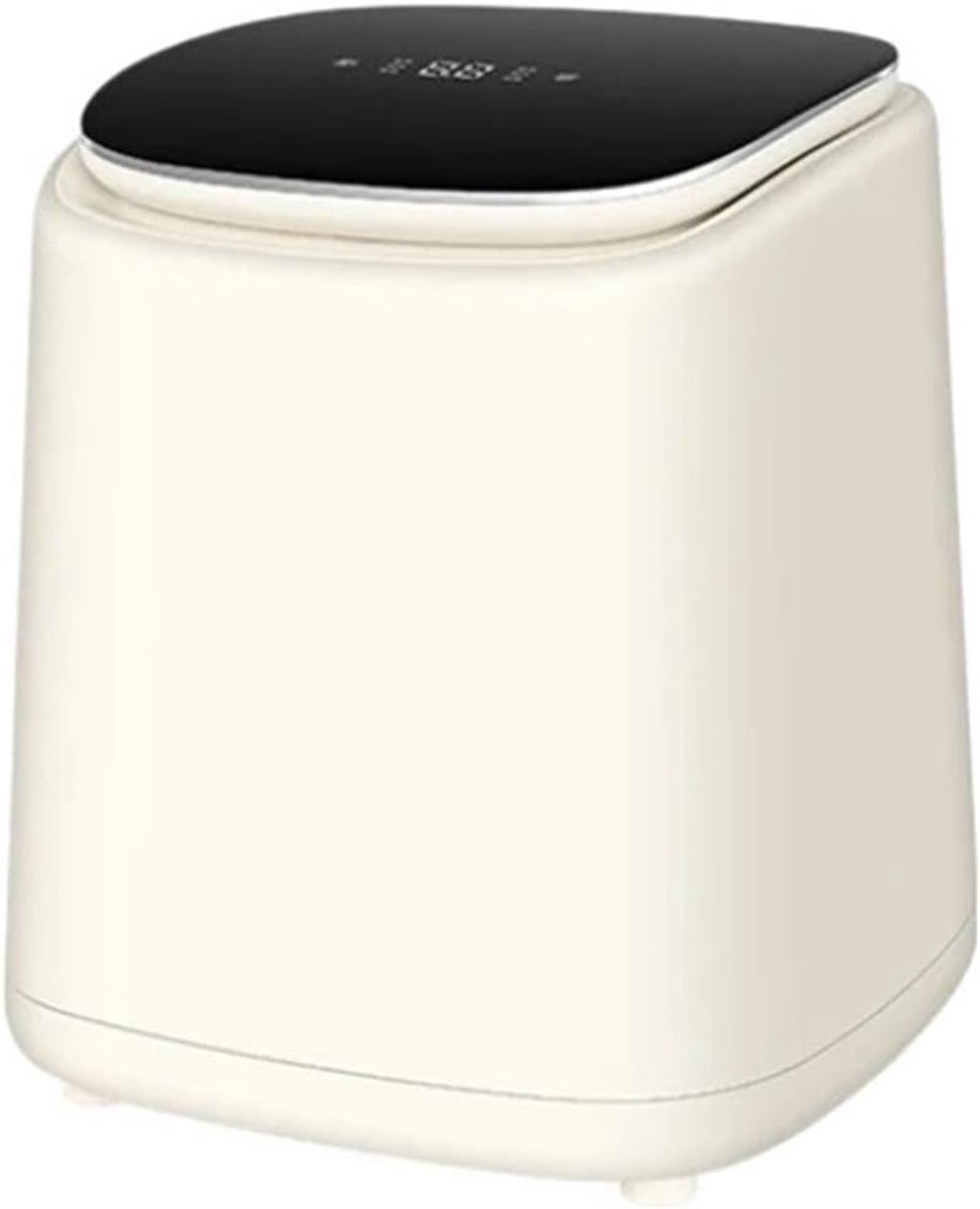 Mini Wasmachine Compact Apparaat Ondergoed Wassen Sterilisatie Hoge Temperatuur Draagbaar Wit