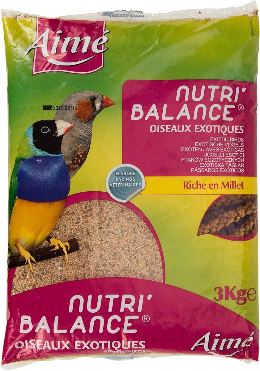 Vogelvoer voor Exotische Vogels - Zaadmix - Complete Maaltijd - Evenwichtig en Smakelijk - Voor Huisdieren
