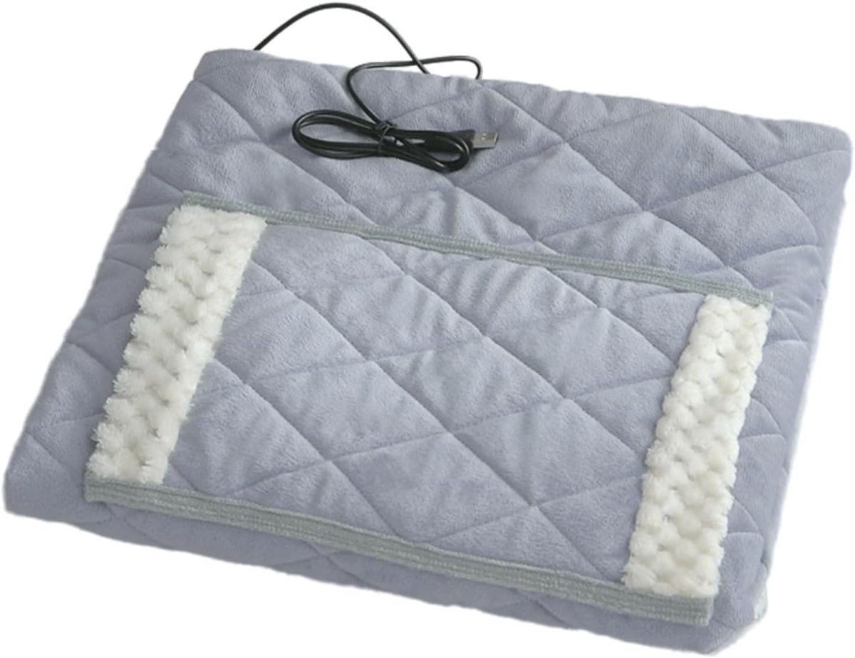 Verwarmde deken - Elektrische deken - Warmte onderweg - USB verwarmd - 60x80cm - Veelkleurig