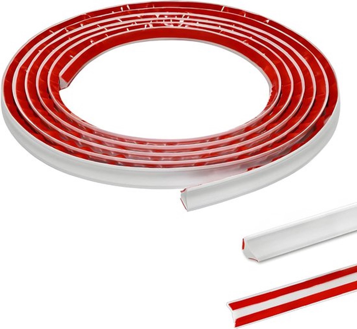 Flexibele zelfklevende PVC sierlijsten 25 meter