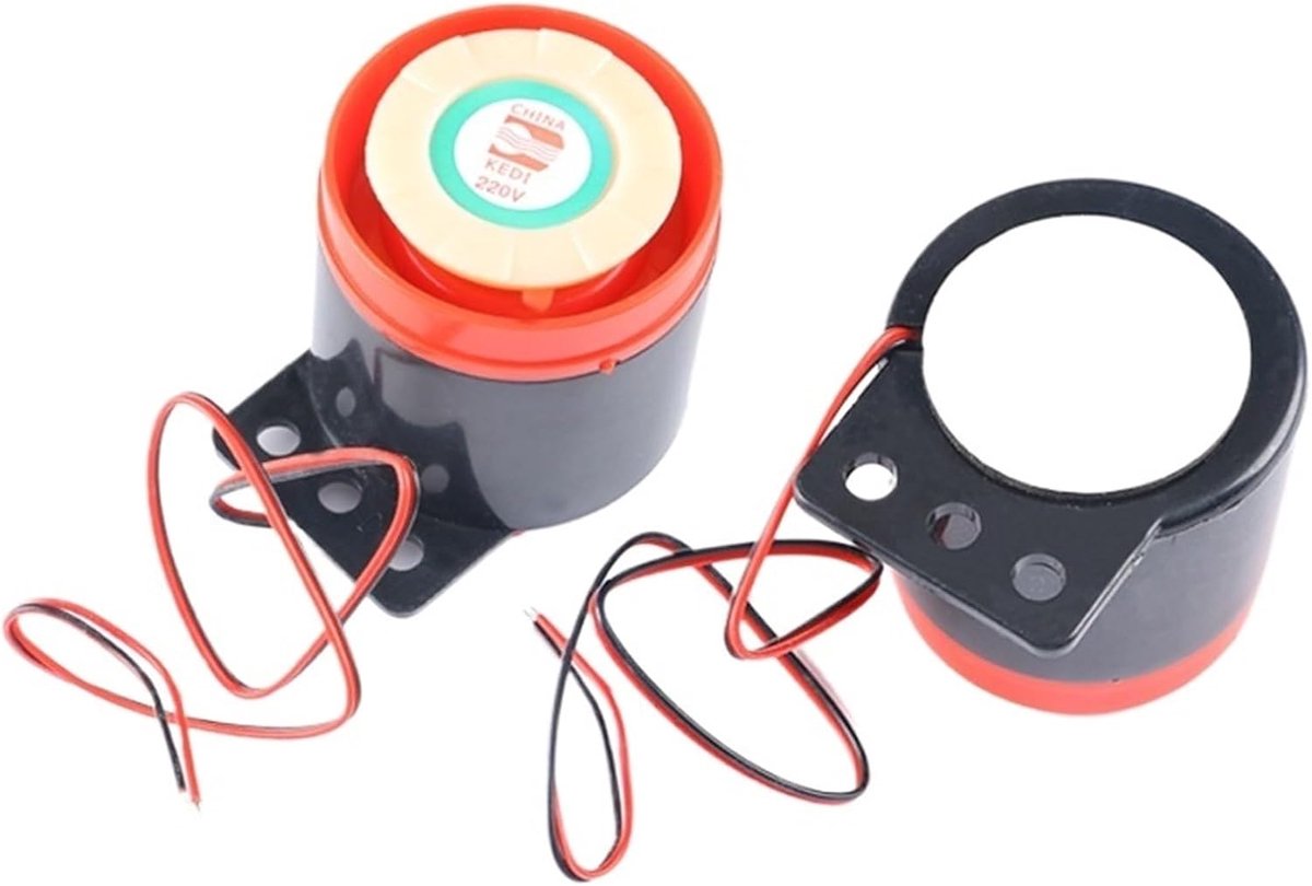 Actieve Zoemer - Alarm Zoemer - Waarschuwing Geluid - High-decibel - 24V - Zwart