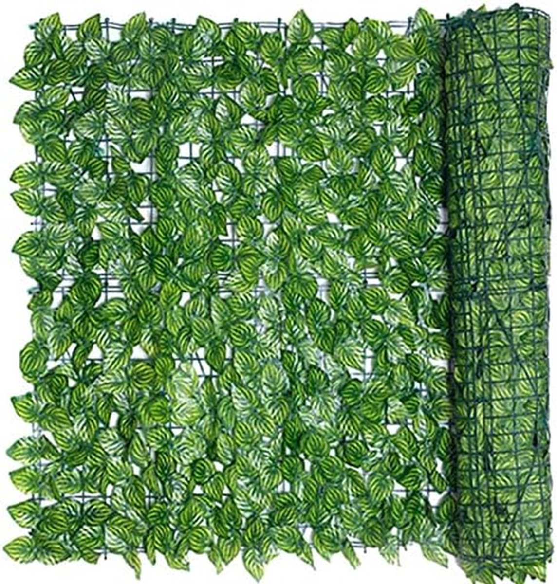 Kunstmatig Blad - Tuinscherm Trellis - Extra Privacy - UV-Bestendig Polyurethaan - Uitbreidbaar - Groen