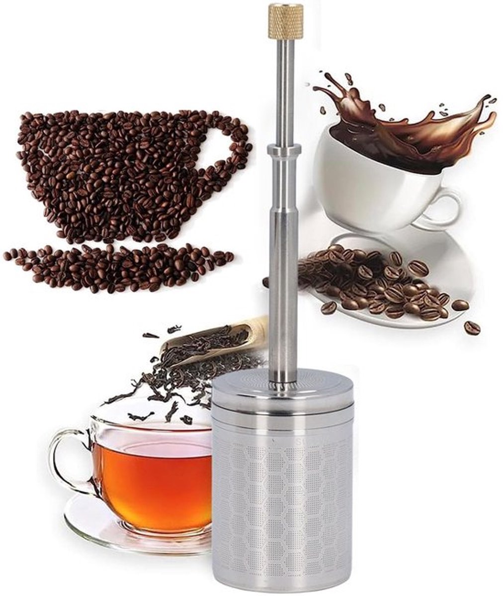Cosensi - Dailygoody - Dailygoods - Roestvrijstalen Franse Perskoffie