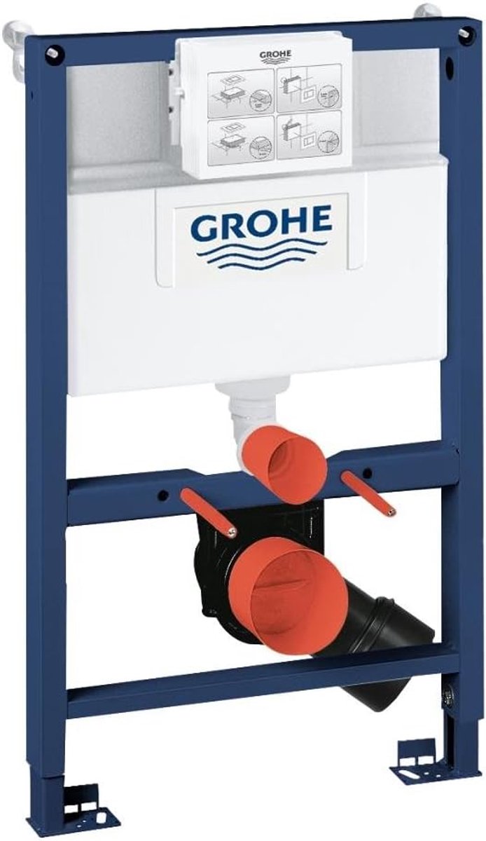 Installatiesysteem WC - Inbouwreservoir - Badkamer Renovatie - Waterbesparend - 0.83 m Hoog - Blauw