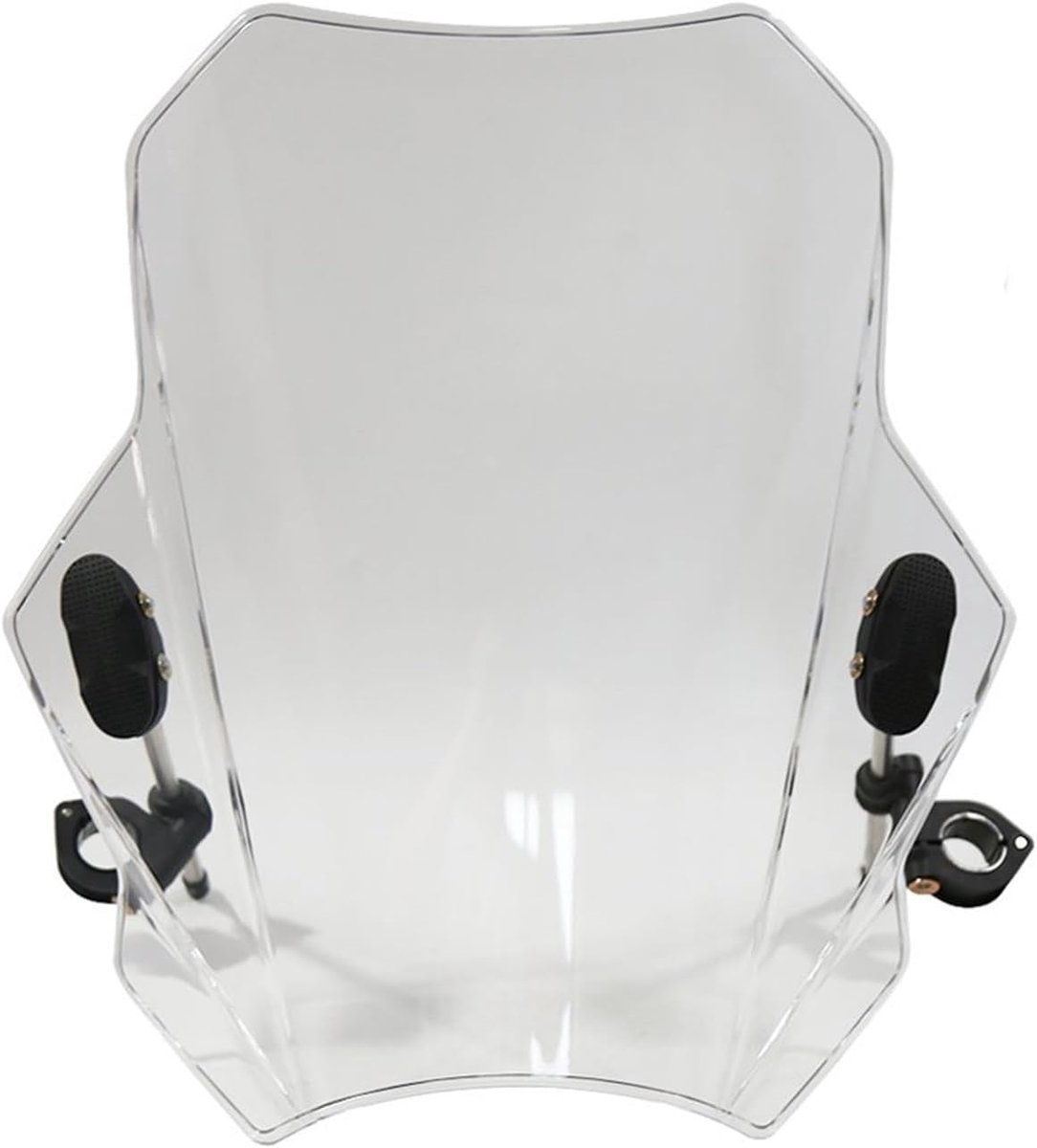 Motor Windscherm - Voorruit Deflector - Comfortabel Rijden - Universele Pasvorm - 22-28mm - Transparant
