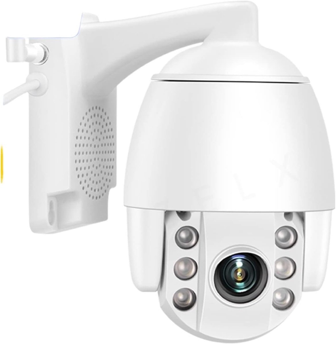 Beveiligingscamera Buiten - PTZ Camera Surveillance Camera - Huis Beveiligen - 5x Optische Zoom - IP66 Waterdicht - Wit