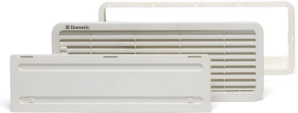 Onderste Koelkast Rooster - Wit - Ventilatiegebied 350 cm² - Eenvoudige Toegang - Voor Koelkasten tot 103 Liter