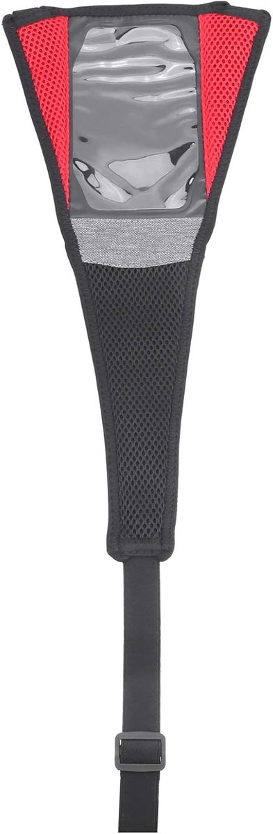 Fietszweetband - Fietstrainer accessoire - Fietsen binnen - Dubbellaags ontwerp - 42 x 20 cm - Zwart
