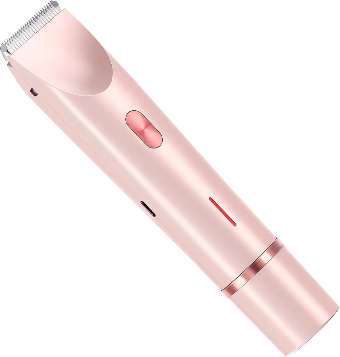 Elektrisch Scheerapparaat - Ontharingsapparaat Dames - Gladde Huid - Dubbel Scheerhoofd - 18.8 cm - Roze