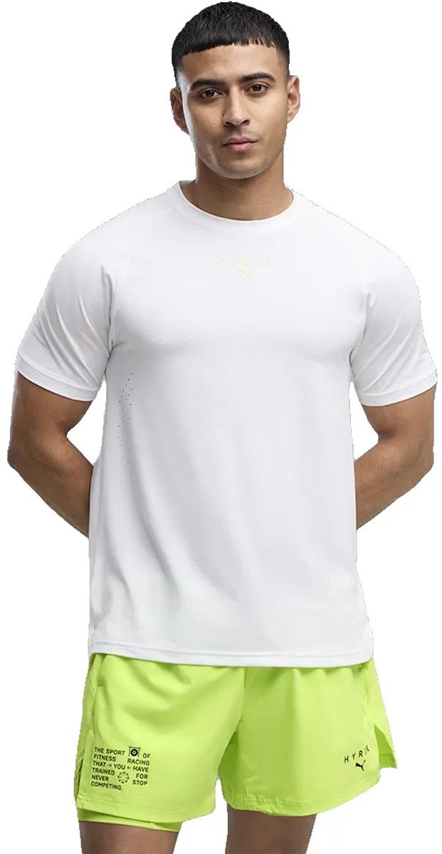 Puma X Hyrox Pwrmode T-shirt Met Korte Mouwen Man Wit