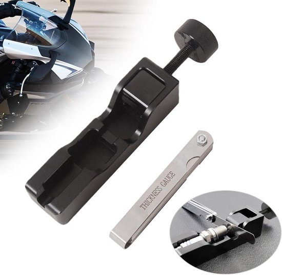 Bougie Gap Tool - Afstelgereedschap - Motoronderhoud - Universele Pasvorm - 10-16mm - Zwart