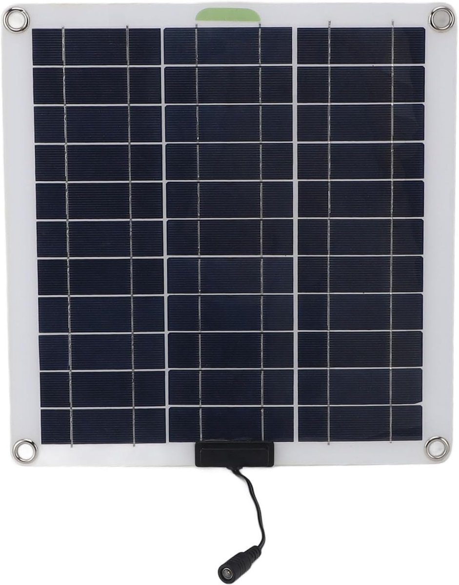 Acculader op Zonne-energie - Draagbare Oplader - Buiten Opladen - 200W Vermogen - Compact Formaat - Zwart