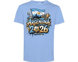 T-shirt Argentina 2026 | Argentinië shirt | LichtBlauw | maat M