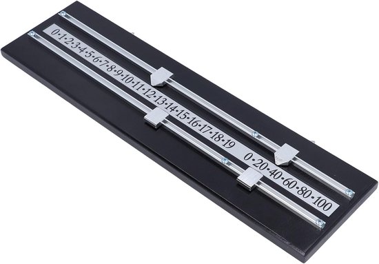 Biljart Scorebord - Snooker Scorehouder - Wedstrijd Bijhouden - Massief Hout Constructie - 51 x 15 cm - Niet Gespecificeerd — afbeelding 5