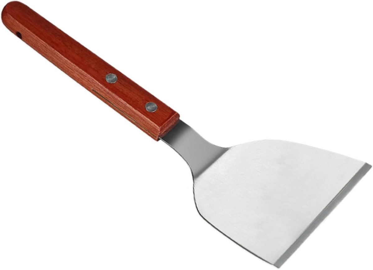 Keukengerei Set - Pannenkoek Gereedschap - Crêpes Maken - Afneembare Grip - 10 Inch - Zilver