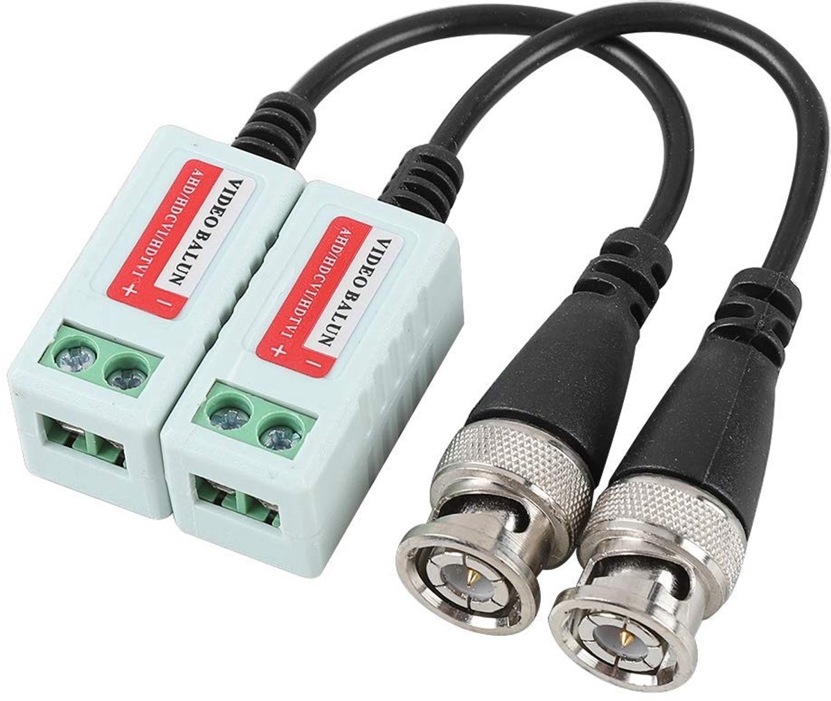 Mini HDTV Video Balun BNC Transceiver Kabel voor CCTV Beveiliging en Videobewaking - Hoge Kwaliteit en Betrouwbaarheid