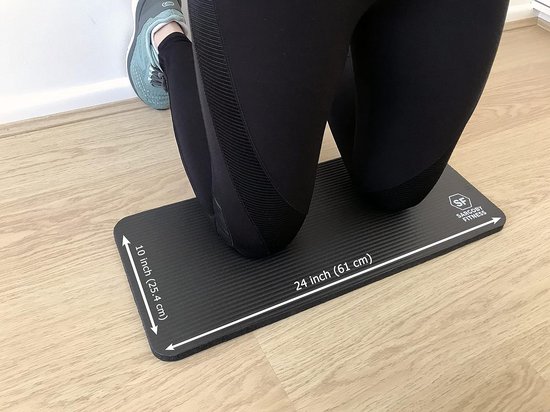 Yoga kniekussen 15mm - mini yoga mat - verlicht kniepijn - ideaal voor oefeningen - SnelShoppen — afbeelding 3