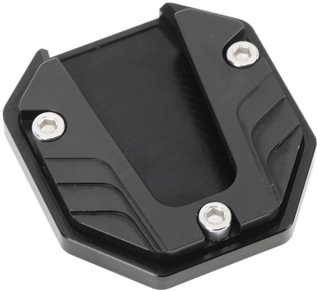 Zijstandaard Pad Hoge Sterkte - Aluminiumlegering - Kickstand Extender - Stevig voor Zachte Oppervlakken - Slijtvast - Duurzaam - Motorfietsstandaard