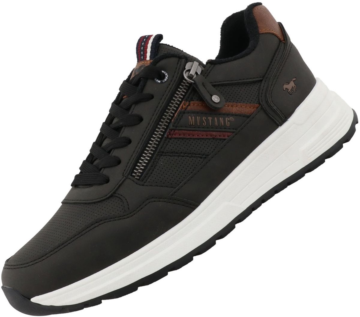 Mustang herensneaker zwart 15M0171001
