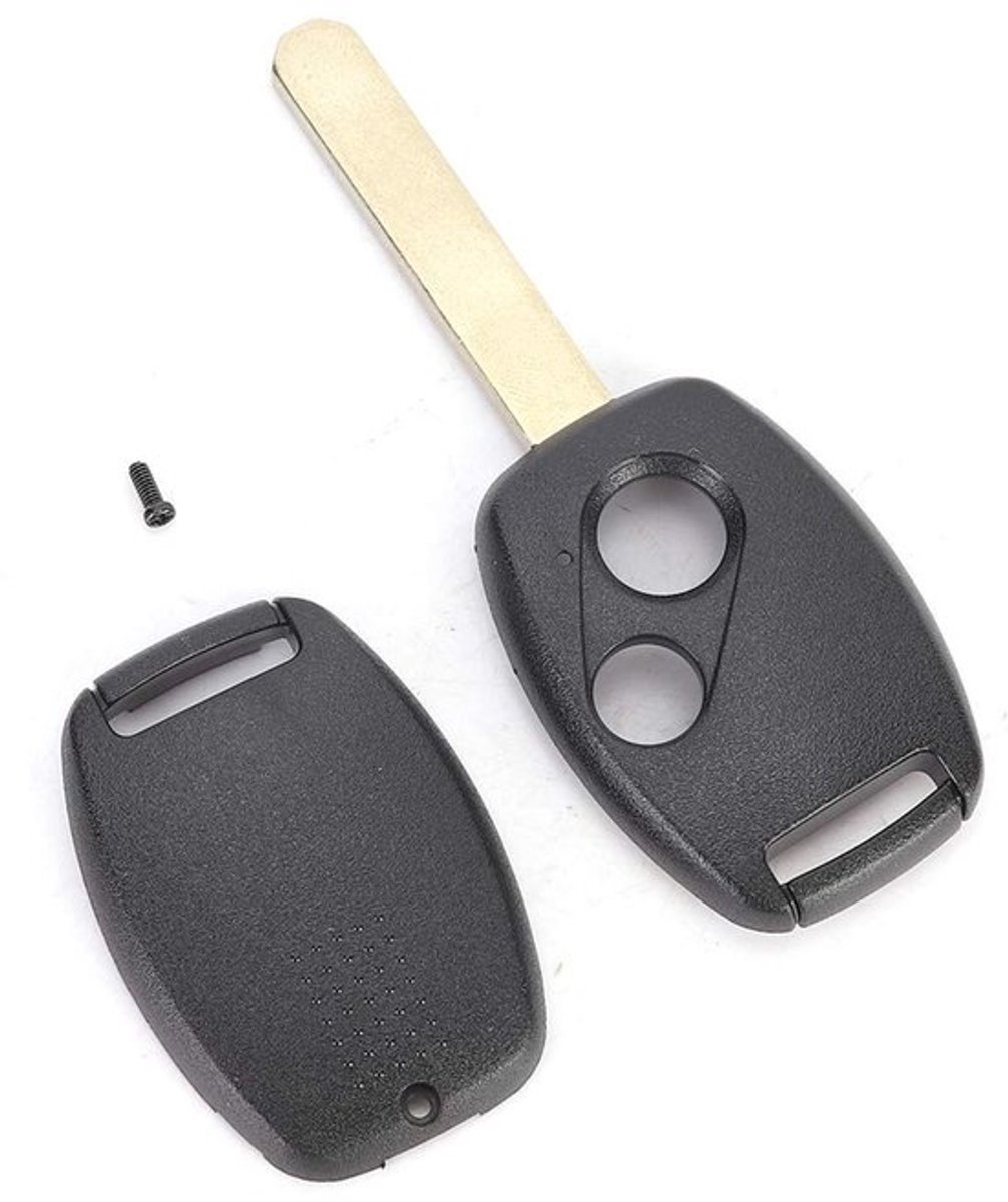 Sleutelhanger Duurzaam - Autosleutelhanger Hoesje - Afstandsbediening 2 Knoppen - Compatibel met Accord/CR-V/CR-Z/Jazz - Hoogwaardig ABS-Materiaal - Schokbestendig - Autosleutel