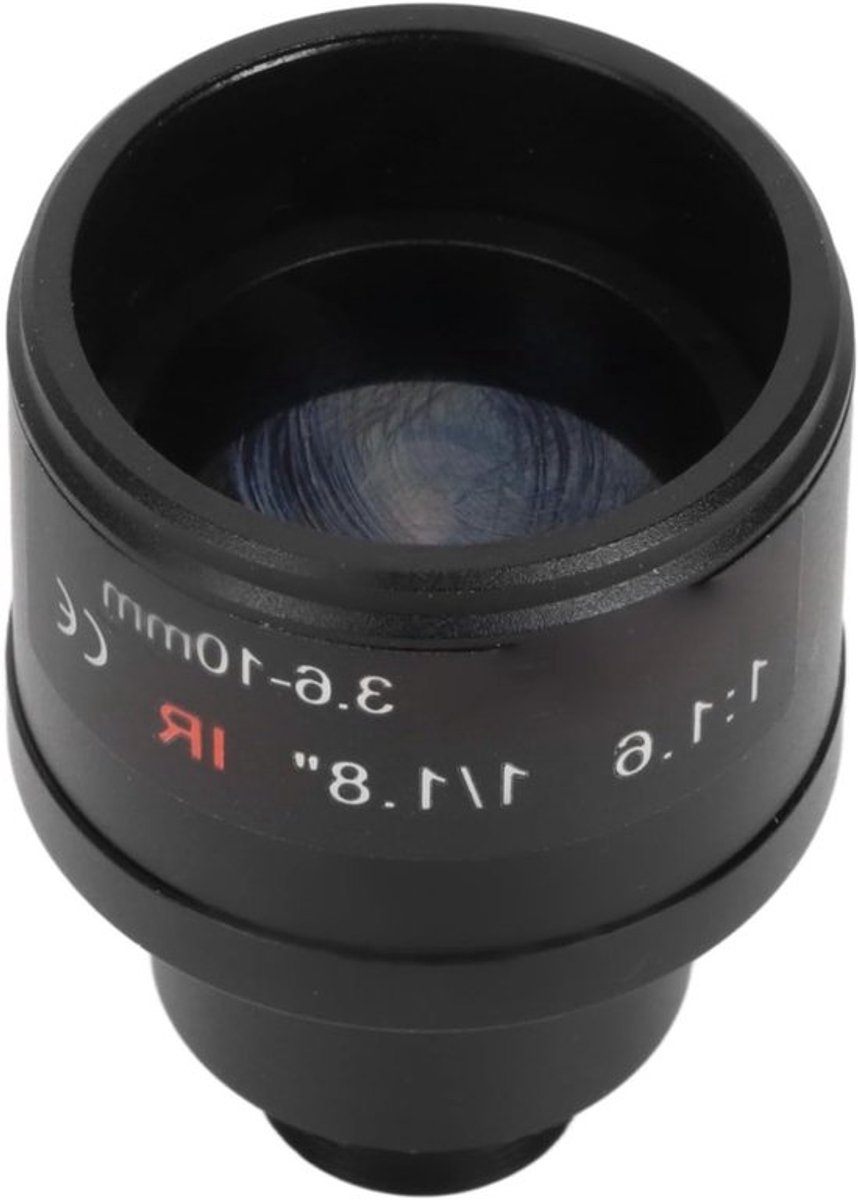 Telelens F1.6, 1/1.8 inch, M12-bevestiging - Handmatige zoomlens voor beveiligingscamera's en videocamera's met hoge resolutie