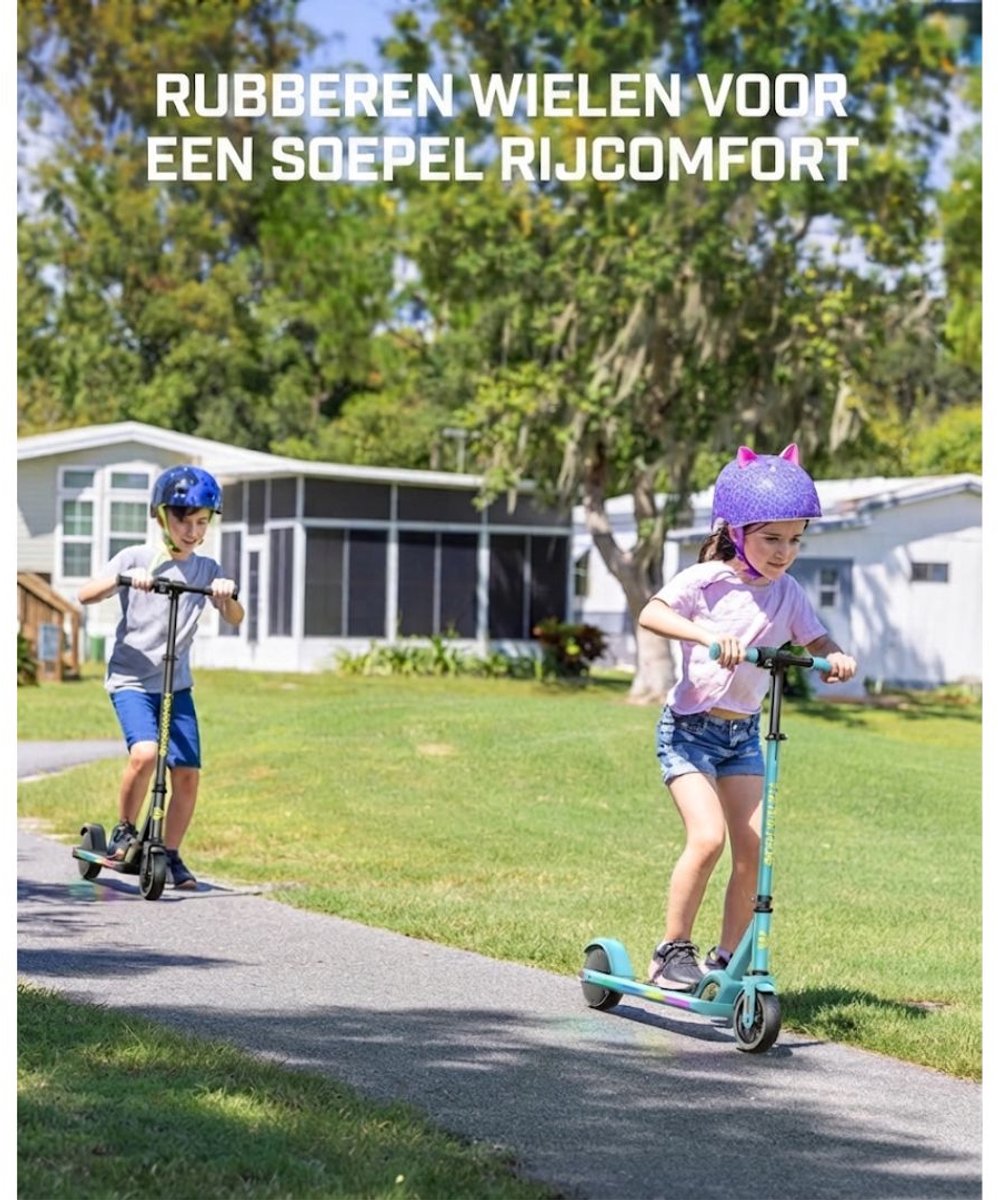 SP® Elektrische Step - Elektrische Steps voor Jongens - In hoogte Verstelbaar - Blauw - 75cm x 25cm x 14cm