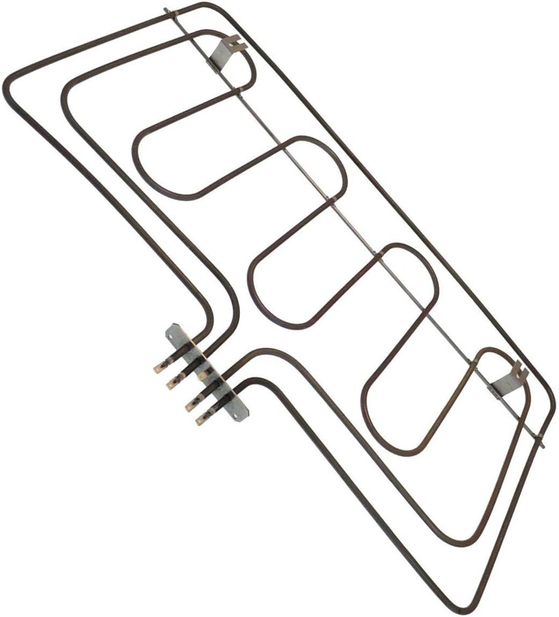 Keuken Weerstand - Oven Onderdeel - Apparaat Reparatie - Specifieke Bouwjaren - 1300W + 2800W - Zilver