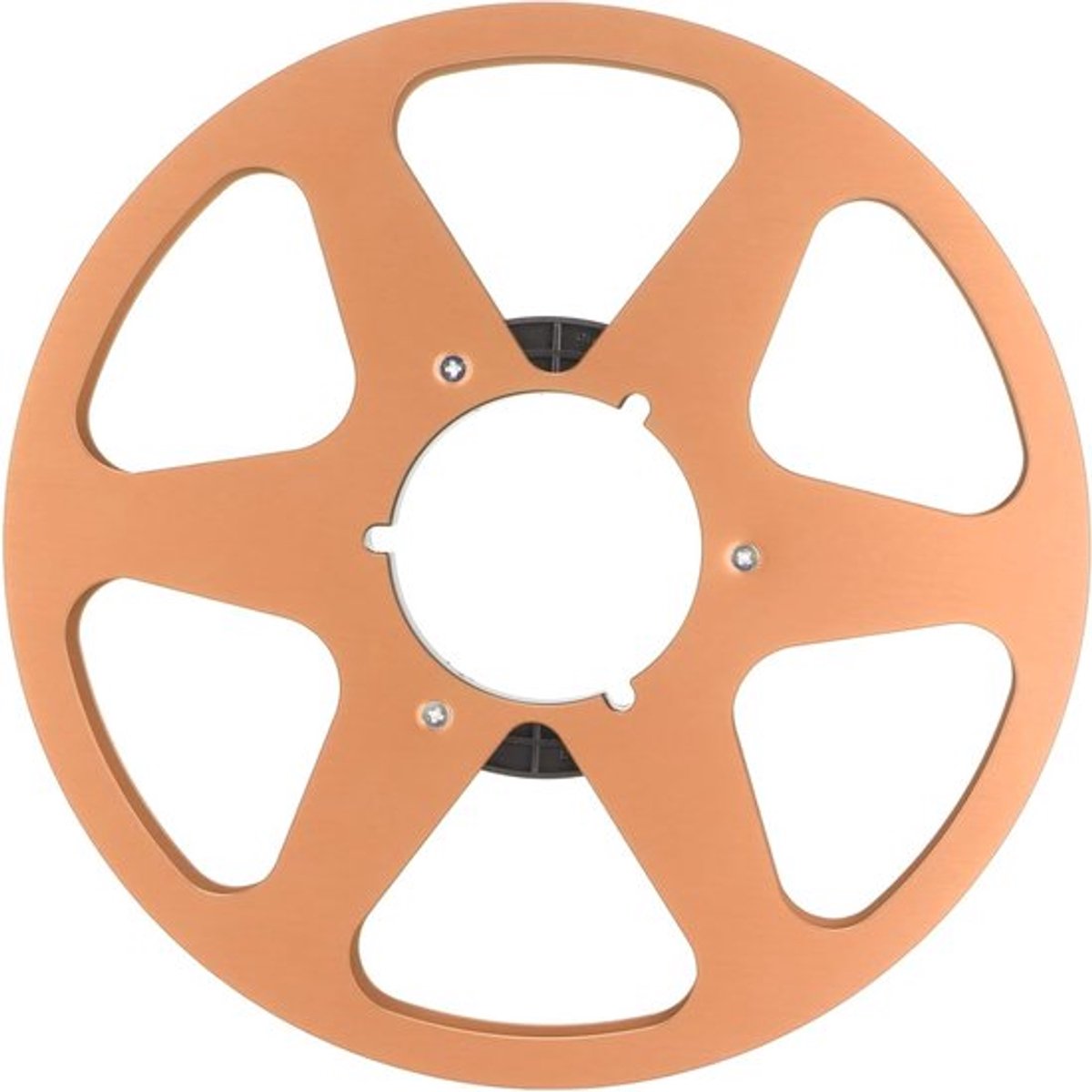 Lege 1/4 10.5 Inch Tape Reel van Aluminium Legering met 6 Windweerstandsgaten voor Geluidsopnames en Audioproductie