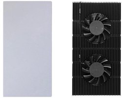 Koellichaam en Backplane voor Grafische Kaarten RTX 3090, 3080, 3070 - Verbeterde Koeling en Prestaties