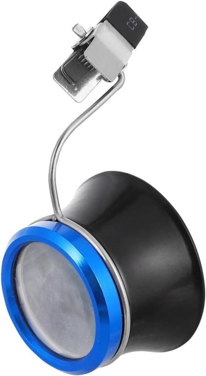 Vergrootglas clip-on voor brildragers, 20x vergroting, horlogemakersloep, reparatiegereedschap horloges, sieraden, fijn handwerk, precisie instrument