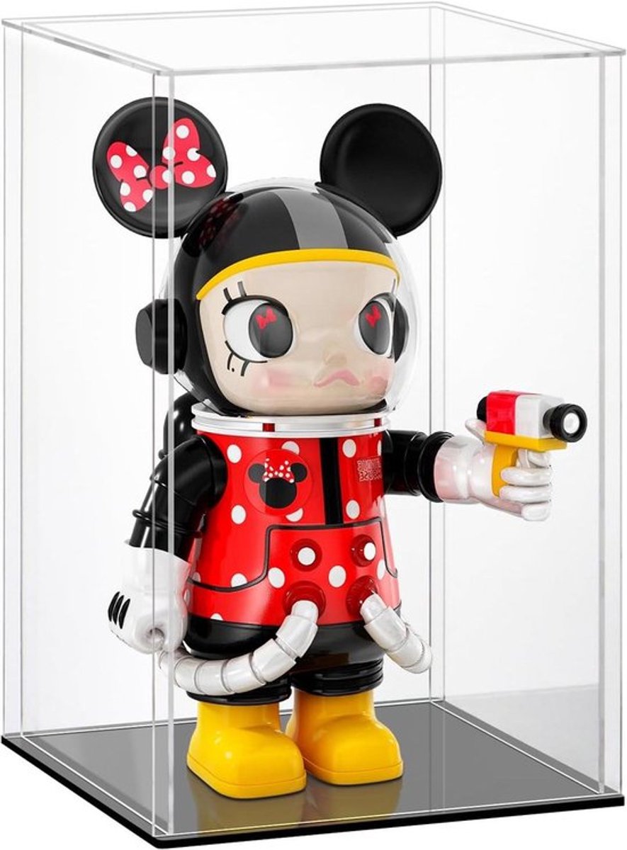 Transparante Display Vitrine voor Collecties en Miniaturen - Methacrylaat Vitrinebox (10x10x15 cm)
