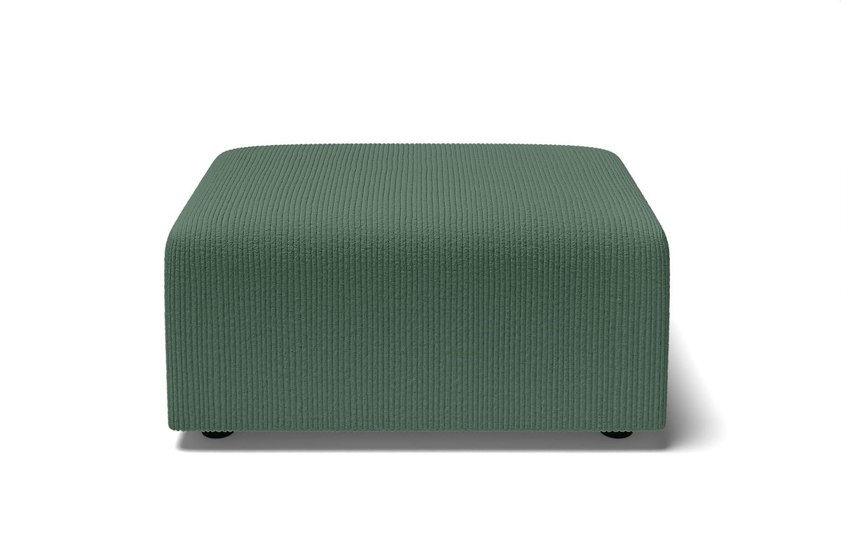 SnelShoppen - Zitzak Milo Corduroy Groen - Comfortabele Zitzak Voor Binnen en Buiten - Perfect voor Kinderen, Tuin, Feest en Lounge - Stijlvol en Duur