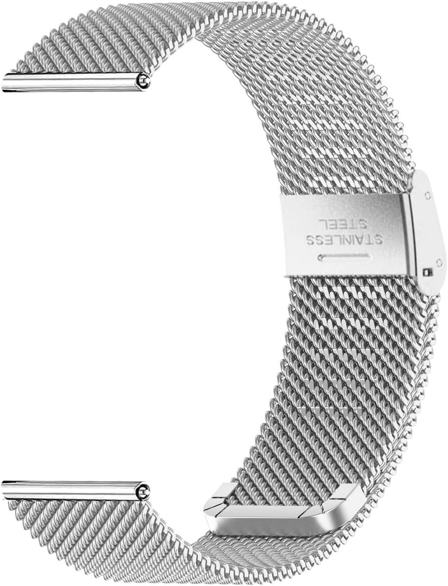 Verstelbare RVS Vervangband voor Smartwatch 46 mm, Geschikt voor Huawei Watch GT 6 Pro en GT 6, Duurzaam en Stijlvol Design