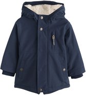 Next - Jongens - Waterbestendige parka met borgvoering - Blauw