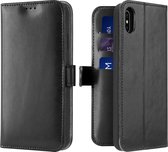 iPhone Xs Max hoesje - Dux Ducis Kado Wallet Case - Zwart