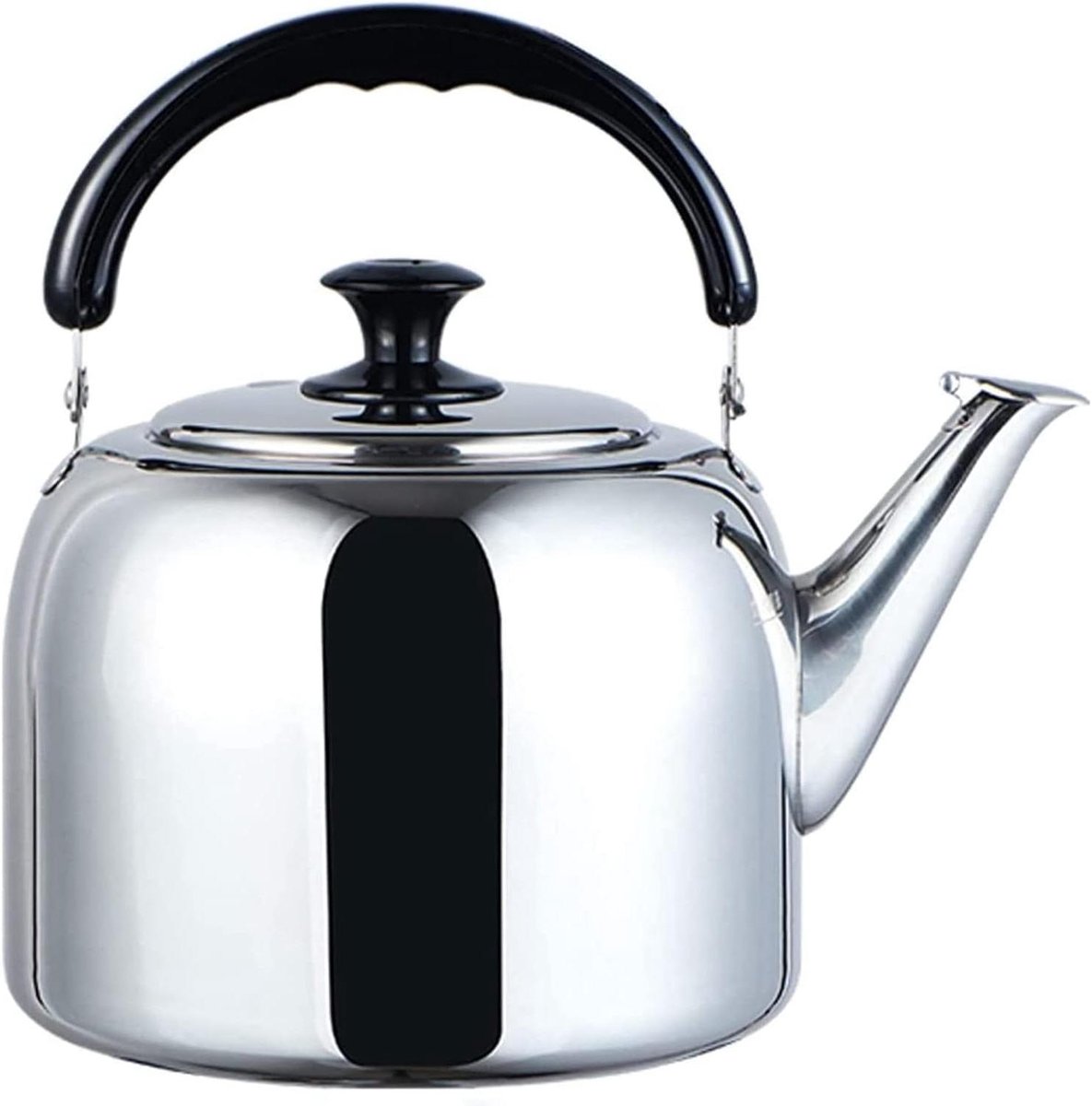 Waterkoker Fluitketel - Theepot Camping - Water Koken - Automatisch Fluitapparaat - 7L - Zilver
