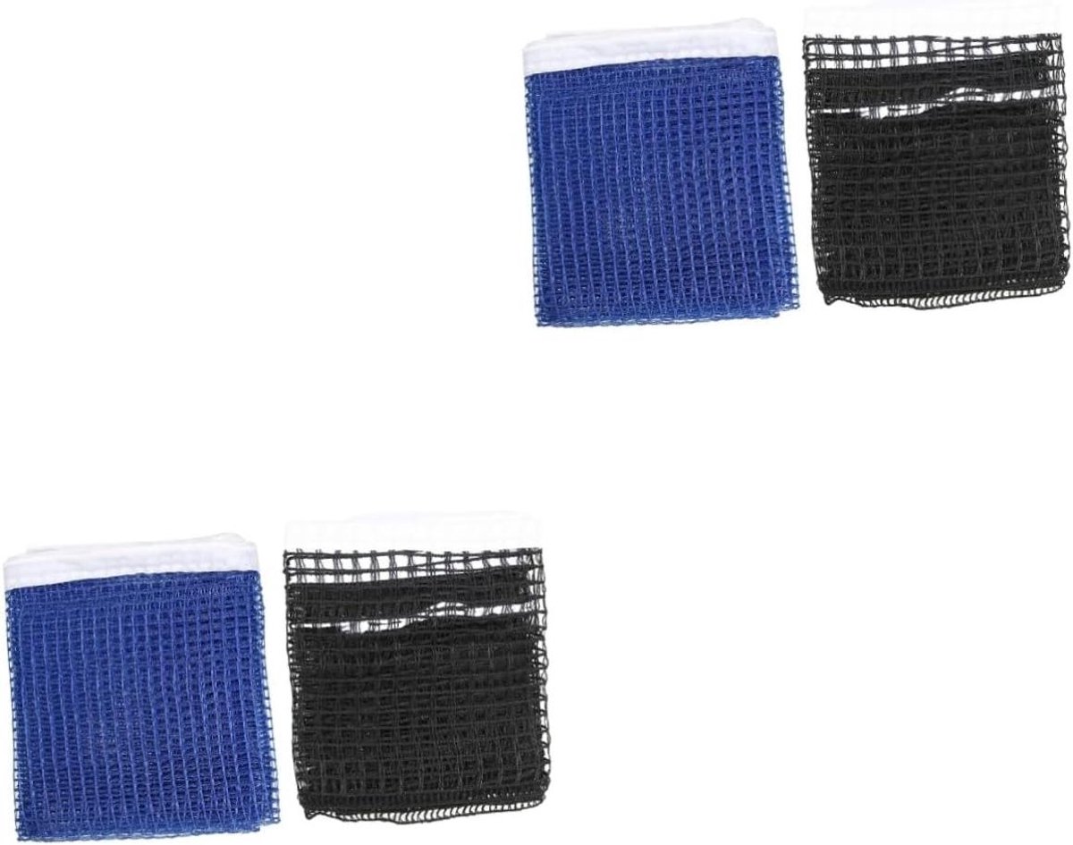 Tafeltennis Net - Pong Net Vervanging - Tafeltennis Spelen - Lichtgewicht Ontwerp - 175x15x1 cm - Zwart Blauw