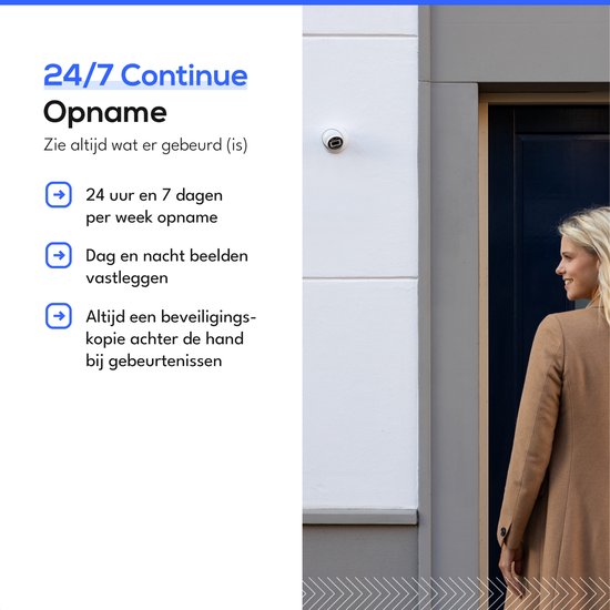 Teceye Compleet Camera Beveiliging Set met 4x POE Camera's - 1TB - Beveiligingscamera - Beveiligingscamera binnen - Beveiligingscamera buiten - CCTV Camera systeem - Beveiligingscamera set - Bewakingscamera set van Teceye — afbeelding 3